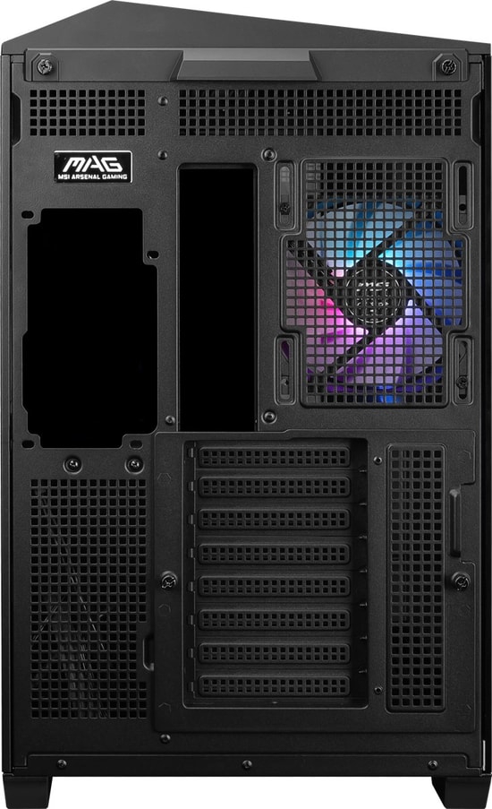 MSI MAG PANO 100R PZ Siyah ATX Oyuncu Kasası - 4x120mm ARGB Fan, Temperli Cam, 270 Panorama, USB 3.2, Hava Akışı