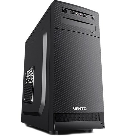 Vento TA-K62 550W 80+ ATX Mid Tower Siyah Bilgisayar Kasası - 2x USB 2.0, 1x 80mm Fan, 5x Disk Yuvalı PSU