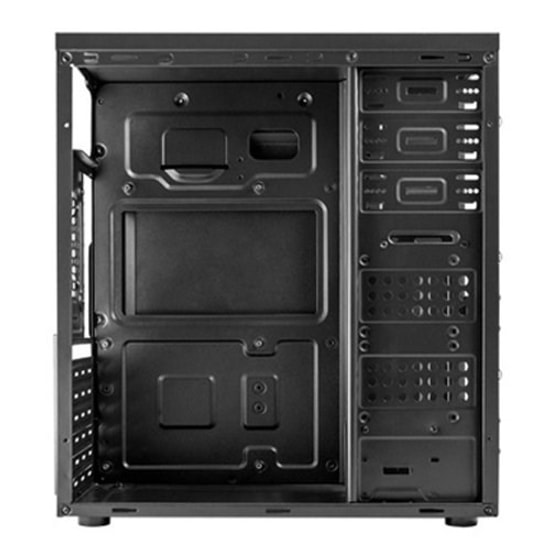 Vento TA-K62 550W 80+ ATX Mid Tower Siyah Bilgisayar Kasası - 2x USB 2.0, 1x 80mm Fan, 5x Disk Yuvalı PSU