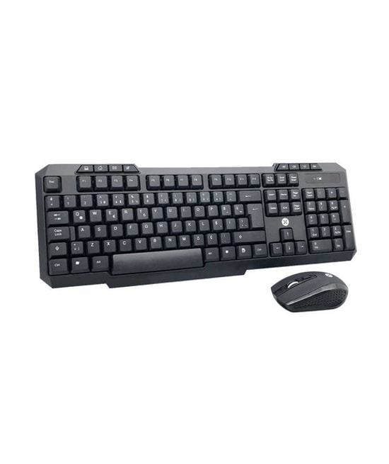 Dexim DKM004 KM-317 Slim Kablosuz Klavye Mouse Seti - 2.4 GHz, Q Tuş Dizilimi, 113 Tuş, Optik Mouse, 10m Menzil
