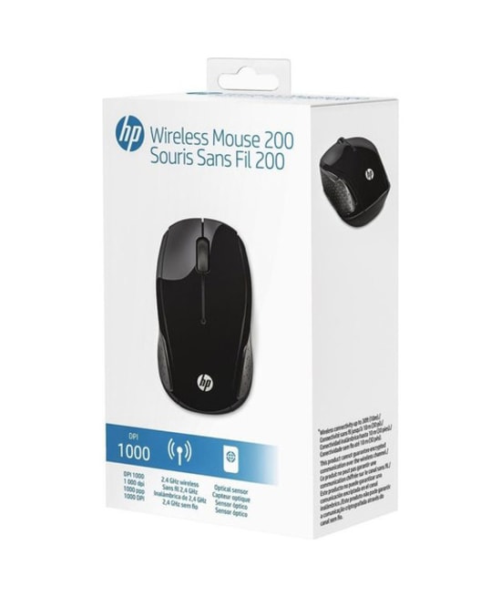 HP 200 X6W31AA Kablosuz 1600 DPI Optik Mouse - Kırmızı Sensör, 2.4 GHz Kablosuz Bağlantı, Ergonomik Tasarım, 3 Tuşlu