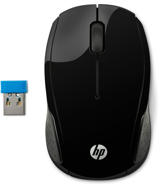 HP 200 X6W31AA Kablosuz 1600 DPI Optik Mouse - Kırmızı Sensör, 2.4 GHz Kablosuz Bağlantı, Ergonomik Tasarım, 3 Tuşlu