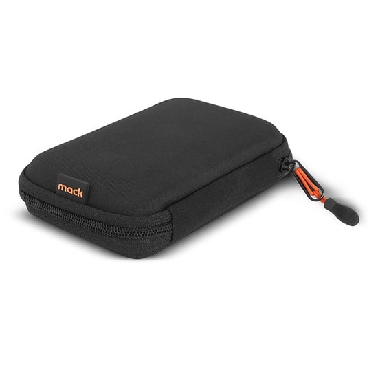 Mack MCC-4009 Siyah 2.5" Hard Disk Kılıfı - Dayanıklı Darbe Koruması, Yumuşak İç Yüzey, Tam Fermuarlı, Taşınabilir
