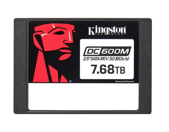 Kingston DC600M 7.68TB Enterprise SATA 2.5" SSD (SEDC600M/7680G) - 560/530MB/s Okuma/Yazma, PLP, Veri Merkezi SSD