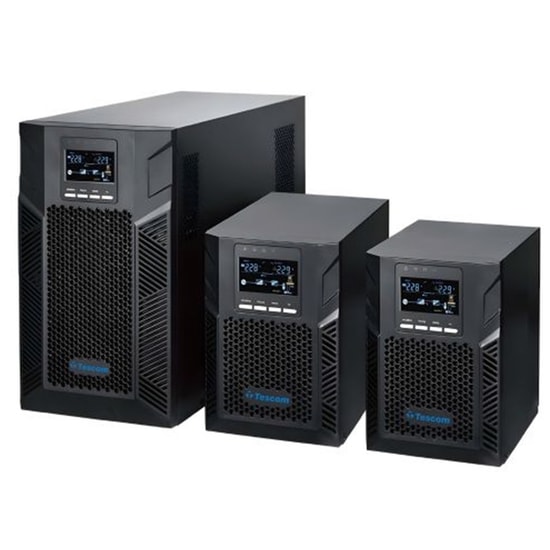 TESCOM Neoline 2KVA Online UPS (900040314) - 1 Faz Giriş/Çıkış, LCD Ekran, 4x7Ah Akü, Gerçek Sinüs, 4ms, Kesintisiz Güç