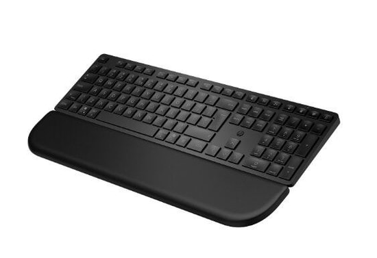 HP 585K Çoklu Cihaz Çift Modlu Kablosuz Klavye (BD5F5UT) - Manyetik Bilek Desteği, BT, USB, Programlanabilir Kısayol