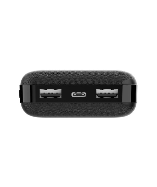 Dexim TB20 20.000mAh Siyah Powerbank (DCA0066) - 2xUSB+Type-C, 2.1A Hızlı Şarj, Doluluk Göstergeli, Taşınabilir