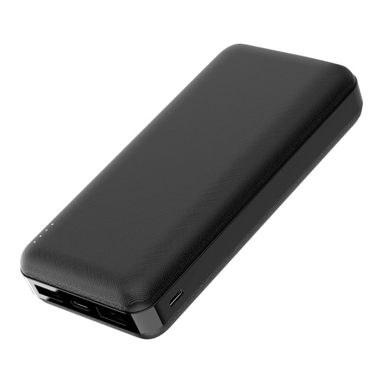 Dexim TB20 20.000mAh Siyah Powerbank (DCA0066) - 2xUSB+Type-C, 2.1A Hızlı Şarj, Doluluk Göstergeli, Taşınabilir