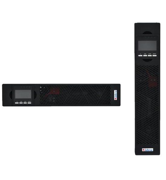 İnform Sinus EVO Rack Tipi 1KVA Online UPS (879011001013) - 1 Faz Giriş/Çıkış, 2x9Ah Akü, 6-14 Dakika Süre, Cold Start