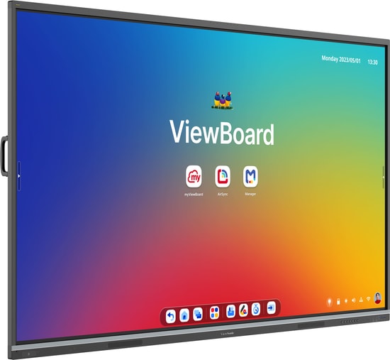 ViewSonic IFP9851 98" ViewBoard 4K İnteraktif Ekran - Android 14, EPEAT Silver, NFC, SSO, 50 Dokunmatik Nokta, 70W Ses