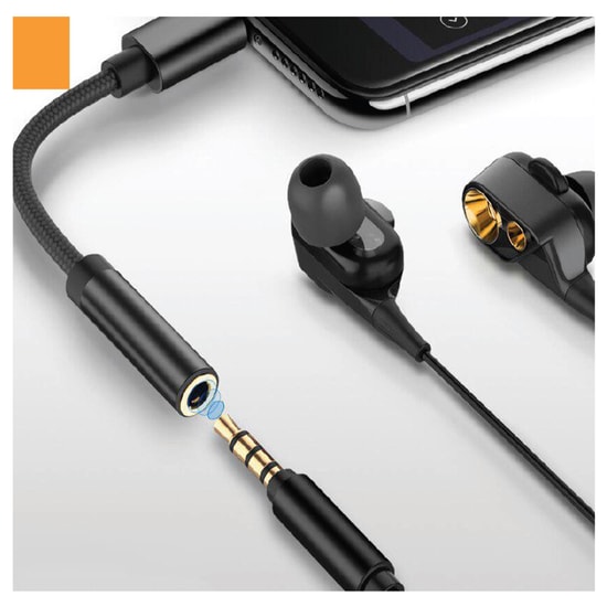 Nettech NT-OT02 Siyah Type-C'den Aux'a Ses Dönüştürücü - Alüminyum Jack, 24 Ay Garanti, 20cm (NT-100948)