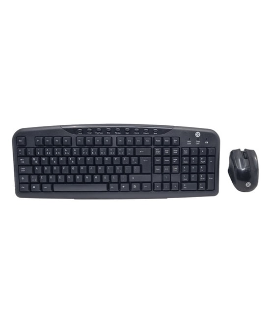 Dexim KMSW-300 Kablosuz Klavye Mouse Seti (DKM005) - 2.4 GHz Kablosuz, 105 Tuşlu, 1600 DPI Optik Mouse, 3 DPI Ayarı