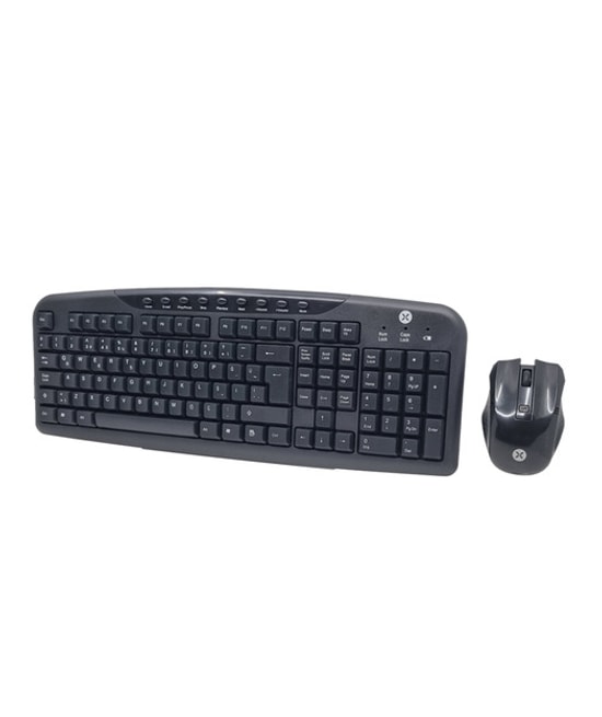 Dexim KMSW-300 Kablosuz Klavye Mouse Seti (DKM005) - 2.4 GHz Kablosuz, 105 Tuşlu, 1600 DPI Optik Mouse, 3 DPI Ayarı