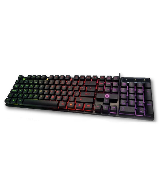 Dexim KBL322 Türkçe Q Led Aydınlatmalı Klavye (DKA004) - Kablolu USB, 1.50m Kablo, 1 Milyon Tuş Ömrü, Ergonomik Tasarım