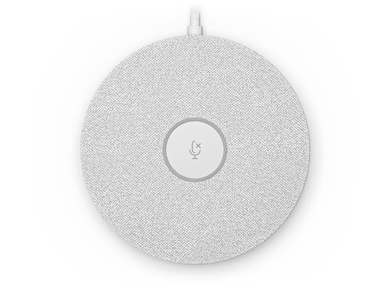 Logitech Rally Mikrofon Podu Beyaz (952-000038) - 3 Mikrofon Dizilimi, 100Hz-16kHz Frekans Yanıtı, Tam Dupleks Ses