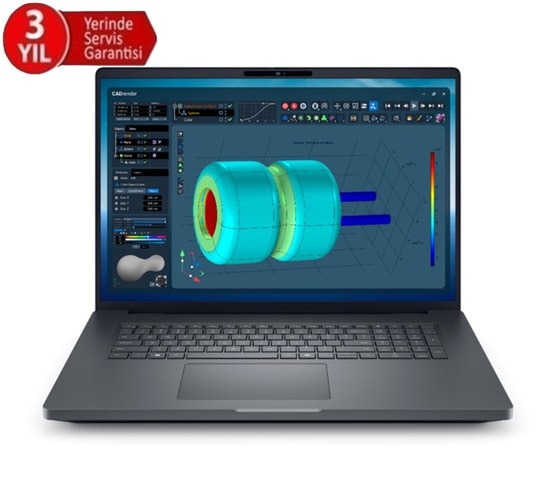 Dell Pro Max 18 Plus Ultra 9 285HX RTX Pro 4000 16GB Laptop (MB18250_4) - 32GB RAM, 1TB SSD, 18" QHD+ Ekran, Win 11 Pro