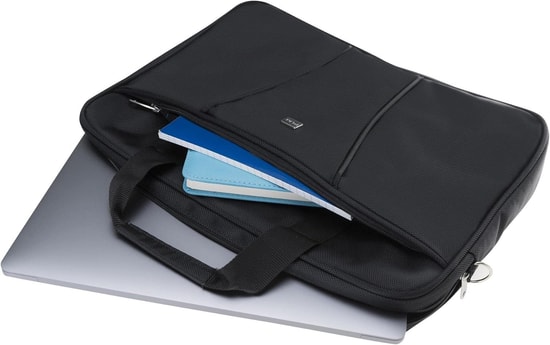PLM Orion 17" Siyah Notebook Çantası (8691045471232) - 3 Ana Bölmeli, 31x48x6cm, Geniş İç Hacim, Şık Tasarım
