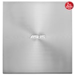 ASUS ZenDrive U8M Gümüş Ultra İnce USB-C Harici DVD Yazıcı (SDRW-08U8M-U) - M-DISC Desteği, Windows/Mac Uyumlu, Type-C