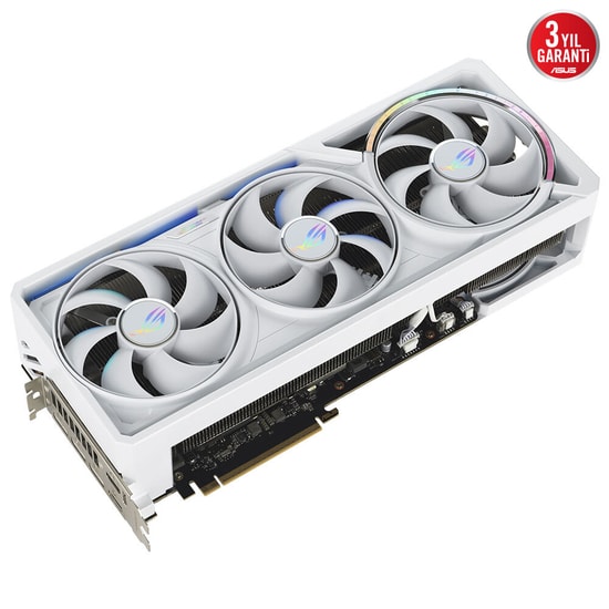 Asus ROG Astral RTX 5090 Beyaz 32GB OC GDDR7 Ekran Kartı - 2580 MHz, DLSS 4, GSync, 2x HDMI, 3x DP, RGB, 90YV0LWA-M0NA00