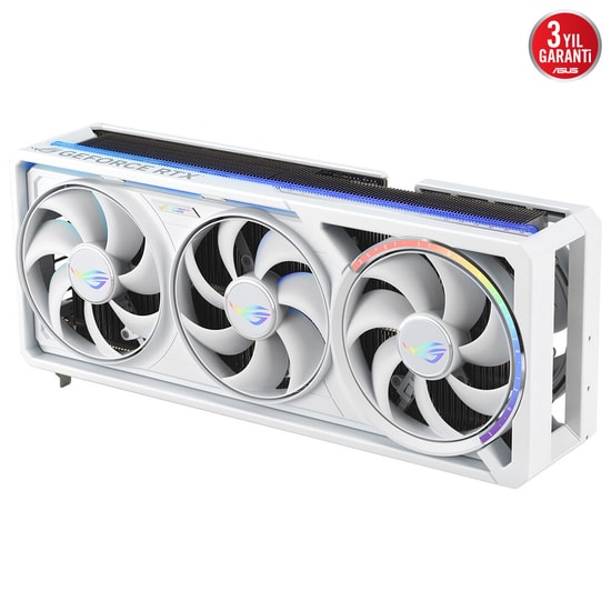 Asus ROG Astral RTX 5090 Beyaz 32GB OC GDDR7 Ekran Kartı - 2580 MHz, DLSS 4, GSync, 2x HDMI, 3x DP, RGB, 90YV0LWA-M0NA00