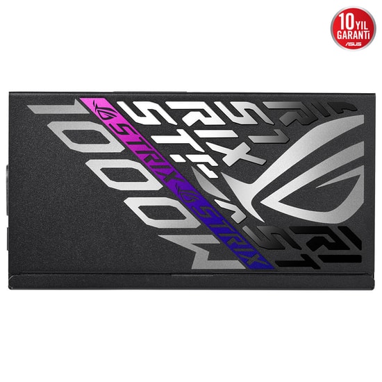 ASUS ROG Strix 1000W Beyaz Tam Modüler 80+ Platinum Güç Kaynağı - GaN MOSFET, PCIe, SATA, Peripheral, 3.1 ATX PSU