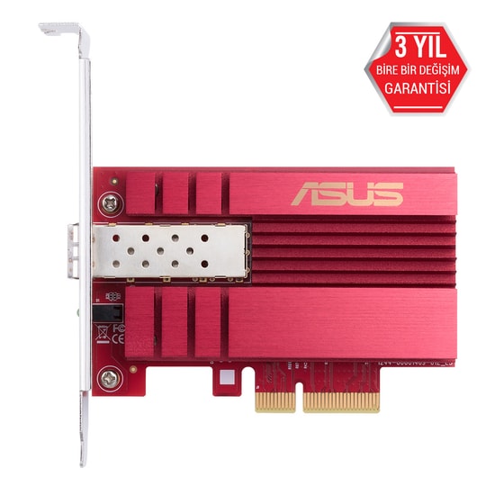 ASUS XG-C100F 10G SFP+ PCIe Ağ Adaptörü (90IG0490-MO0R00) - 10Gbps Hız, SFP+, PCIe 4.0/3.0, Tak ve Çalıştır