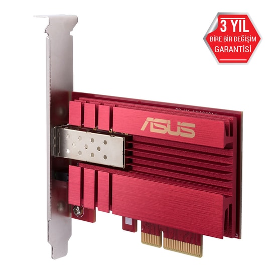 ASUS XG-C100F 10G SFP+ PCIe Ağ Adaptörü (90IG0490-MO0R00) - 10Gbps Hız, SFP+, PCIe 4.0/3.0, Tak ve Çalıştır