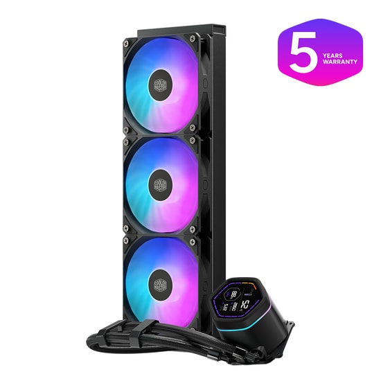 Cooler Master MasterLiquid Nex Digital 360mm Siyah ARGB Sıvı Soğutucu (MLX-D36M-A18PA-RD) - 3x120mm Fan, 360mm Radyatör