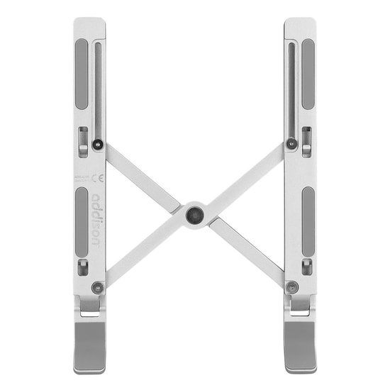 Addison ADS-AL05 Alüminyum Laptop Standı - 7 Kademeli Ayarlı, Kaymaz Yüzey, Isı Dağılımı Destekli, Gümüş Renk