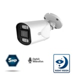 Balandi PRO-258HD 5MP AHD 4 Array LED Bullet Kamera - 3.6mm Lens, Sesli, İç Ortam Güvenlik Kamerası