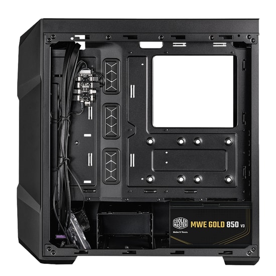 Cooler Master TD500 V2 Siyah 850W 80+ Gold ARGB Mesh PC Kasası (TD500V2-KGNN85-STU) - ATX 3.1, TG Yan, 4x120mm Fanlı