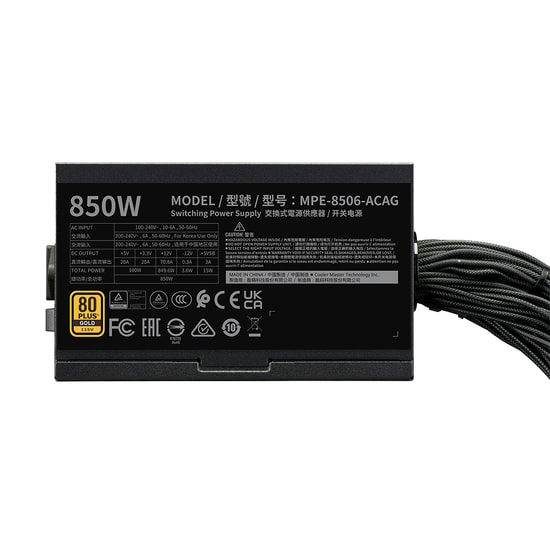 Cooler Master TD500 V2 Siyah 850W 80+ Gold ARGB Mesh PC Kasası (TD500V2-KGNN85-STU) - ATX 3.1, TG Yan, 4x120mm Fanlı