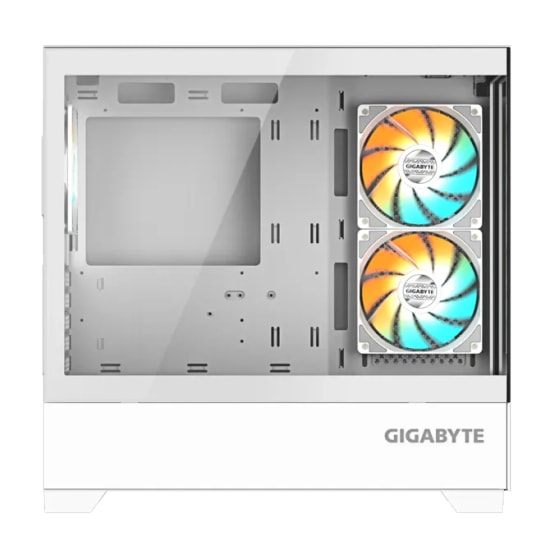 GIGABYTE C201 Panoramic Ice Beyaz ATX Kasa (GB-C201PI) - 270 Cam Panel, 3xARGB Fan, USB 3.0, 360mm Radyatör Desteği