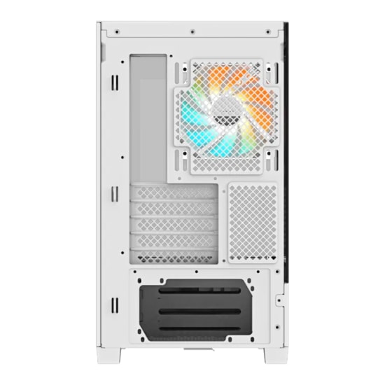 GIGABYTE C201 Panoramic Ice Beyaz ATX Kasa (GB-C201PI) - 270 Cam Panel, 3xARGB Fan, USB 3.0, 360mm Radyatör Desteği
