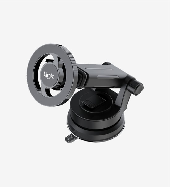 LinkTech H792 Premium Vantuzlu Manyetik Telefon Tutucu (LPC-H792) - N52 Güçlü Mıknatıs, 360 Dönebilen, Evrensel Uyum