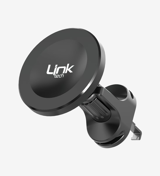 LinkTech LHD-H760 Evrensel Araç İçi Telefon Tutucu - N52 Neodimyum Mıknatıslı, Hava Lenti Montajlı, 360 Dönebilen