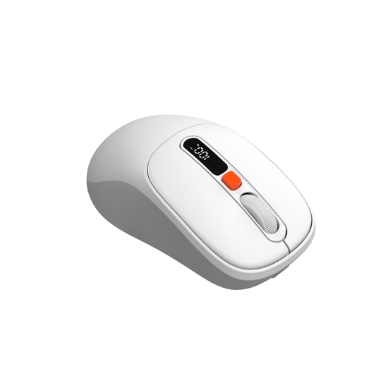 Frisby FM-294WM Beyaz Kablosuz Optik Mouse - 3200 Ayarlanabilir DPI, 6 Tuşlu, 2.4GHz & Bluetooth, Şarj Göstergeli