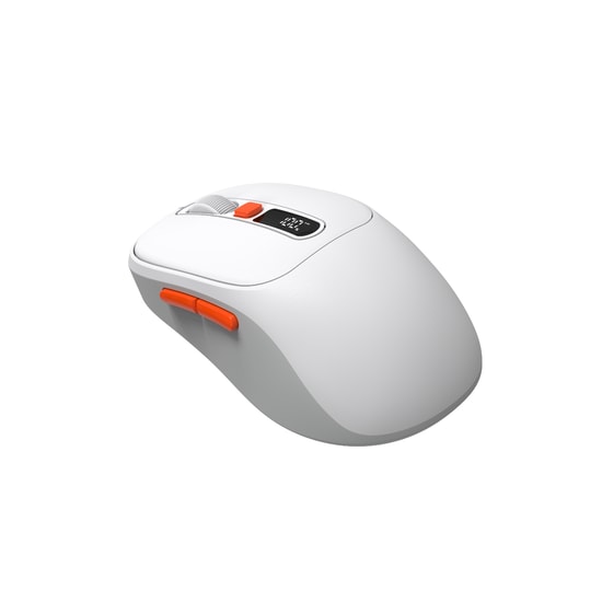 Frisby FM-294WM Beyaz Kablosuz Optik Mouse - 3200 Ayarlanabilir DPI, 6 Tuşlu, 2.4GHz & Bluetooth, Şarj Göstergeli