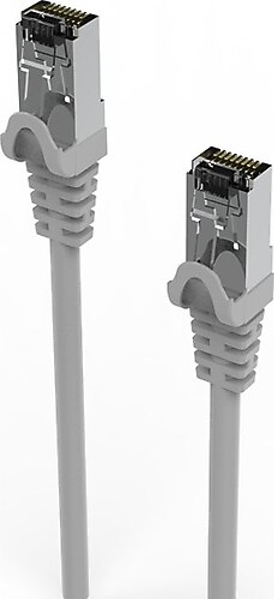 INCA ICAT7-10TG Cat7 S/FTP Gri Patch Kablo - 10 Metre, 10Gbps, Yüksek Performanslı, Elektromanyetik Koruma