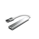 Inca IUSB-4TU 4 Portlu Slim USB Çoklayıcı - USB Giriş, 3xUSB 2.0, 1xUSB 3.0, Alüminyum Kasa, Tak Çalıştır, Kompakt Yapı