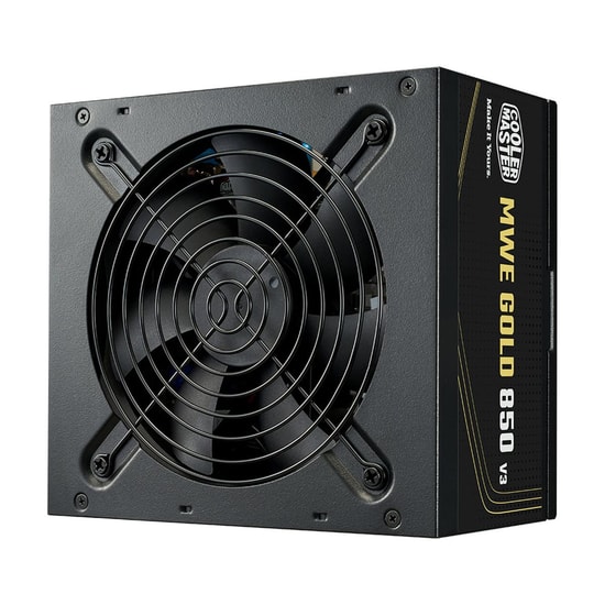 Cooler Master MWE Gold 850W V3 80+ Gold Güç Kaynağı (MPE-8506-ACAG-BEU) - ATX 3.1, PCIe 5.0, 120mm Fan PFC, OCP