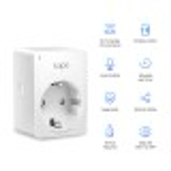 TP-Link Tapo P100-2P Mini Akıllı İkili Wi-Fi Soket - 2300W, Uzaktan Kontrol, Zamanlayıcı Özellikli Akıllı Priz