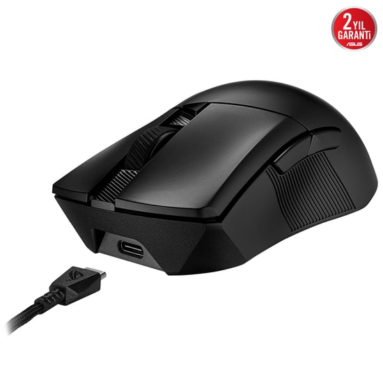 ASUS ROG Gladius III Wireless AimPoint V2 Siyah Mouse (90MP02Y0-BMUA01) - 36000dpi, 6 Tuş, BT/2.4GHz, Değişebilir Switch