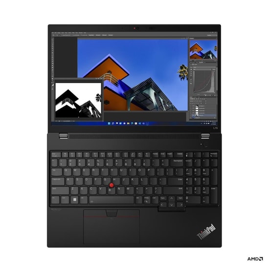 Lenovo ThinkPad L15 Gen 3 AMD R5-5675U Laptop (21C7002HTX) - 8GB RAM, 512GB SSD, 15.6" FHD Ekran, Windows 10 Pro