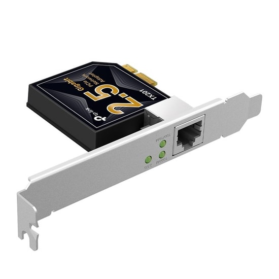 TP-Link TX201 2.5Gbps PCI Express Ağ Adaptörü - 2.5Gb Ethernet, PCIe 2.1, Geniş Uyumluluk, Düşük Gecikme
