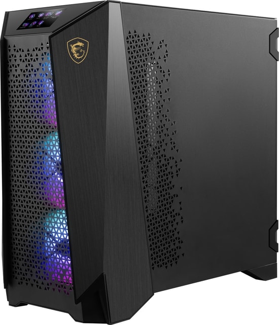 MSI MEG PROSPECT 700R Dokunmatik IPS Panel E-ATX PC Kasası - 4x140mm ARGB Fan, Temperli Cam, USB 3.2 Type-C, Fan Kontrol