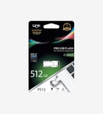 Linktech P512 Premium Pro 512GB USB 3.0 Metal Flash Bellek - LUF-P512, 100MB/s Okuma, 75MB/s Yazma, USB-A Flash Sürücü