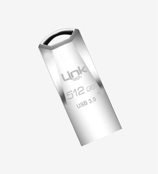 Linktech P512 Premium Pro 512GB USB 3.0 Metal Flash Bellek - LUF-P512, 100MB/s Okuma, 75MB/s Yazma, USB-A Flash Sürücü
