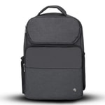 PLM Octagon 15.6" Siyah Oyuncu Notebook Sırt Çantası - Suya Dayanıklı Keten Kumaş, EVA Destekli, File Cep, Ergonomik
