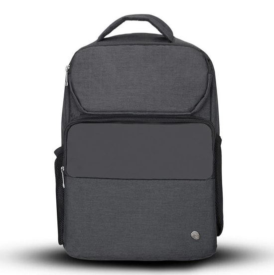 PLM Octagon 15.6" Siyah Oyuncu Notebook Sırt Çantası - Suya Dayanıklı Keten Kumaş, EVA Destekli, File Cep, Ergonomik